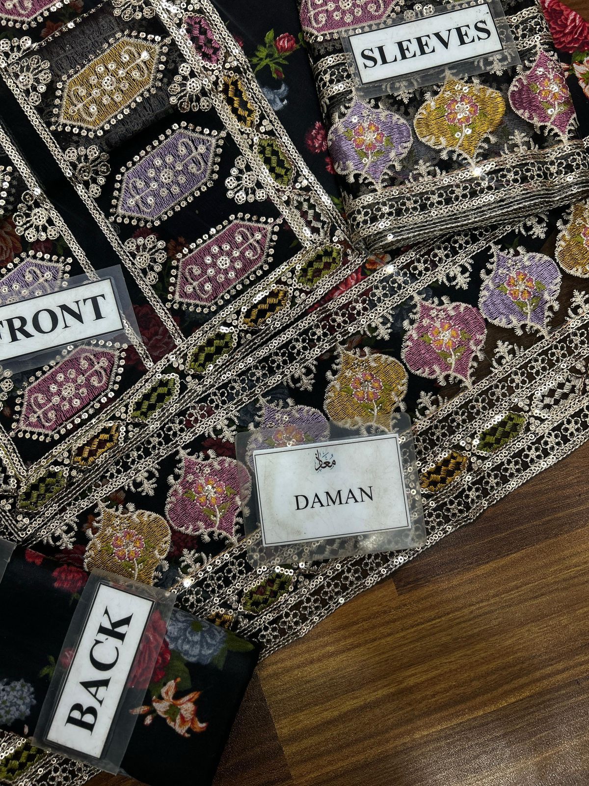 ANEELAS UNSTITCHED LAWN 3PCS PATCHES