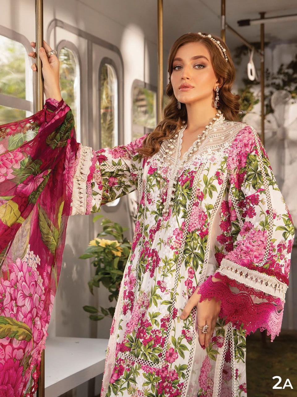 MARIA.B MPRINT UNSTITCHED LAWN 3PCS PATCHES