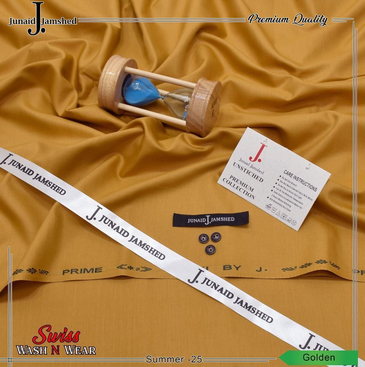 J.-HIGH QUAILTYGOLDEN  COLOUR MEN WASH WEAR