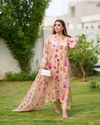 ANEELAS UNSTITCHED 3PCS LAWN PATCHES